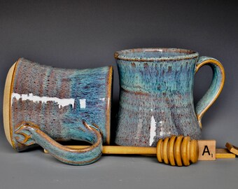 Pottery Mug Stoneware Ceramic Coffee Cup Handmade Mug