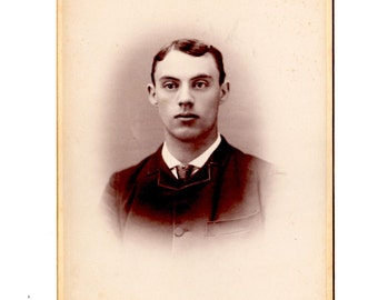 Antique Cabinet Card Photograph - Manchester New Hampshire - Mixed Media, Altered Art, Collage, Assemblage Supplies