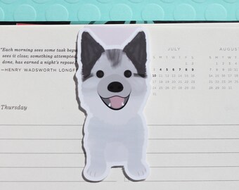 Husky Dog (Pomsky) Magnetic Bookmark (Jumbo)