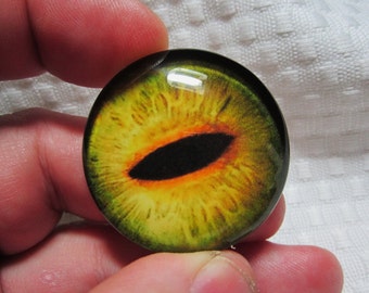 Glass eye 40mm cabochon dragon eye for jewelry making