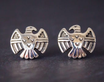 Sterling Silver Thunderbird stud earrings
