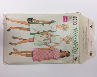 Vintage 1969 Simplicity 8083 Mod Dress Sewing Pattern