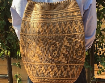 Mochila tejida vintage