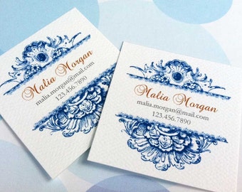 Personalized Business Cards, Custom Business Cards - Set of 48