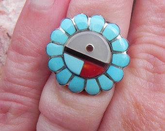 Native American Turquoise Sterling Silver Ring