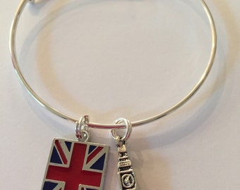 Union Jack and Big Ben bracelet - all things British!
