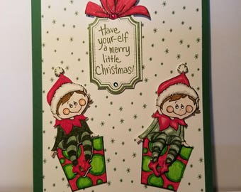 Elves Christmas Cards