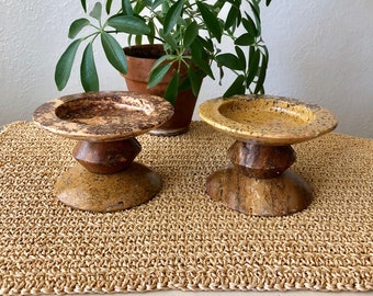 Mexican Marble Candle Holders