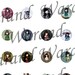 Planche numérique de 20 images digitales de 18mm pour cabochons thème "Mistinguette"