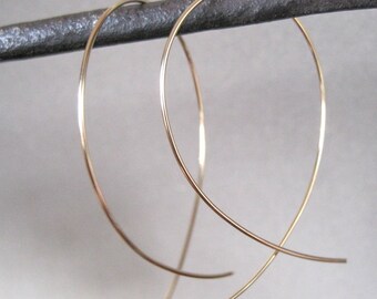 Gold Hoop Earrings - Hoop Earrings - Gold Earrings