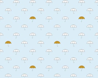When Skies are Grey Main Blue by Riley Blake Cotton x 25cm