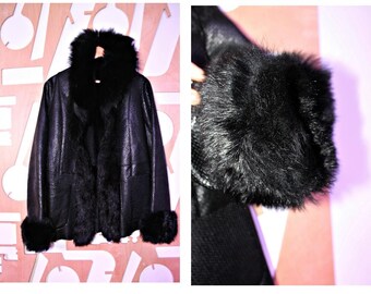 Shearling jacket Sheepskin coat Winter coat Sheepskin Shearling coat Boho Fur coat Long coat Hippie Luxury coat Brown coat Swing Folk