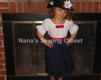Mary Poppins Dress & Hat