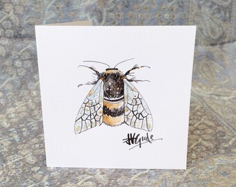 Hand painted Bumblebee Card