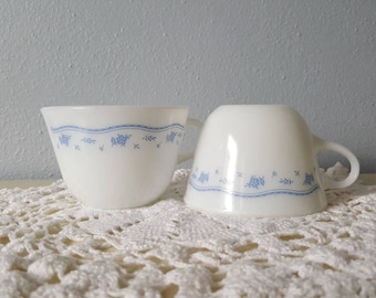 Vintage Pyrex Milk Glass Mugs