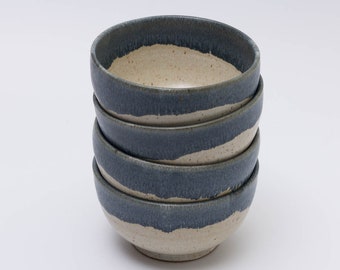 Set of Four Breakfast Bowls, Ceramic Noodle Bowls