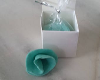 Teal 8 oz. cold porcelain clay