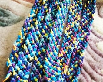 Marija's Peacock Ragug Hemp Bracelet