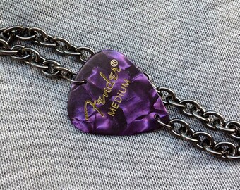 Fender Purple Guitar Pick Bracelet