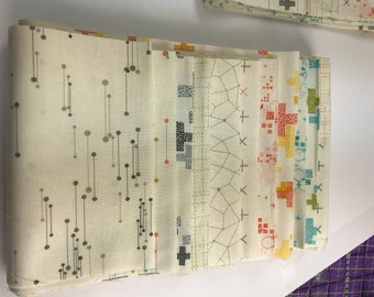Moda Fabrics - Modern BG Background Colorbox BUNDLE by Brigitte Heitland of Zen Chic - Eleven (11) different prints