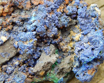 Genuine Rough AZURITE with MALACHITE Specimen Stone - Raw Azurite - Healing Crystals - Metaphysical Crystals - Reiki - Chakra Stones
