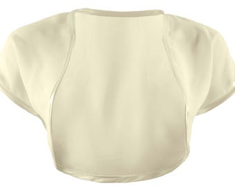 Ladies Ivory Chiffon Bolero Shrug Sizes 4-32