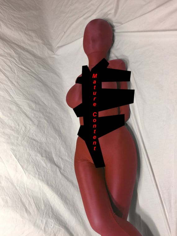 Lick cjocolate dick Tie wrap self bondage