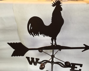 Metal Rooster Wind Vane, Garden Decor, Garden Art,