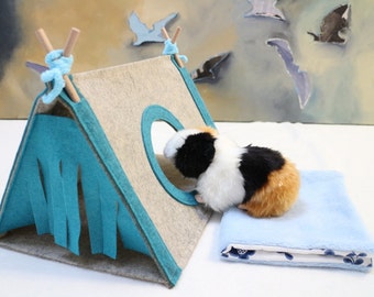 Guinea Pig House – Felt Guinea Pig Tent and Hideout