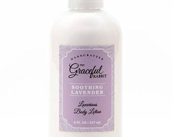 LAVENDER | Hand and Body Lotion made with Goat Milk * Paraben and Cruelty Free - The Graceful Rabbit