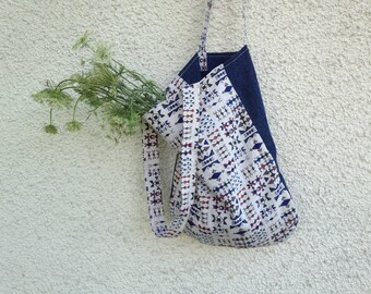 the forager bag..tote,market bag,foraging bag,shopping bad,outing bag,coolmbag gift,tribal bag,ecological bag,counscious living,salvaged