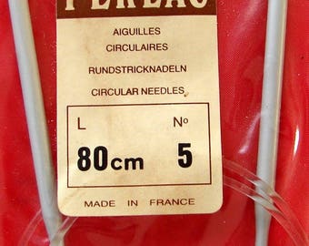 Circular needle 5mm aluminum Perlac