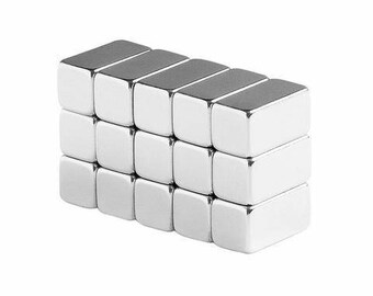 1/2 x 1/4 x 1/4 inch Neodymium Rare Earth Bar Magnets N48 (15 Pack)