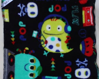 Rub a Dubby "Monster Jam" baby mealtime washcloth 3 pack