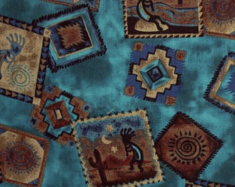 Southwest Patchwork by David Textiles Inc. Cotton Fabric style # 111916 OOP