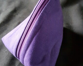 Triangle Small Zippered Pouch