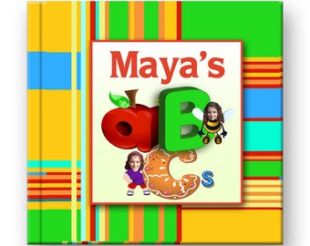 Personalized ABC book for children, personalized books for kids, 1st birthday gift, Personalized storybooks