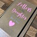 Letters to my daughter son notebook