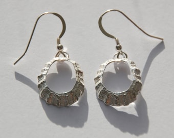 Porthmeor St Ives Silver Limpet Drop Earrings *NEW*