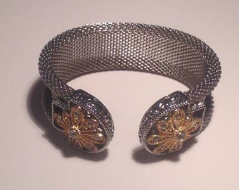 Vintage Silver and Goldtone Bracelet