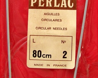 2mm aluminum Perlac circular needle