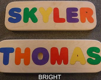Wooden Name Puzzle - Handmade, name puzzle, custom name puzzle, personalized puzzle, wooden toys, wooden puzzle, wood toy puzzle