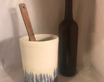 Handmade Ceramic Utensil Holder