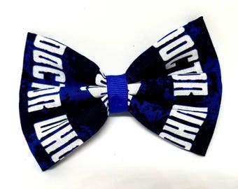 Doctor Who - Unique Doctor Who Birthday Gift - Doctor Who Dog Bow Tie - Doctor Who Hair Bow - Doctor Who Cat Bow Tie