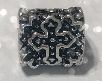 Cross Bead Spacer Charm for Big Hole Jewelry