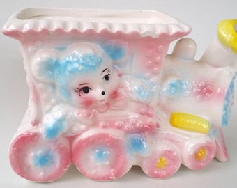 Vintage Baby Train Planter