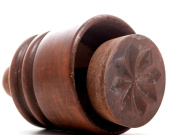 Antique wooden butter mold