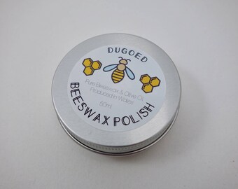 Dugoed Beeswax Polish. Scentless. 50g