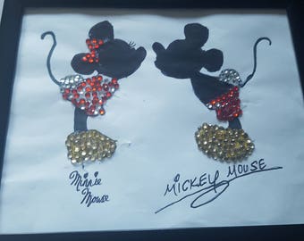 Disney rhinestone art