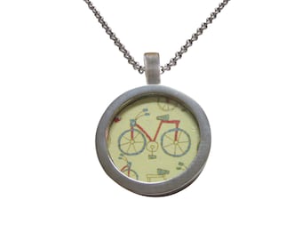 Bicycle Pendant Necklace